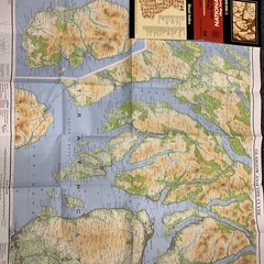GLASGOW & THE CLYDE – Bartholomew National Map Series No 44 – 1977