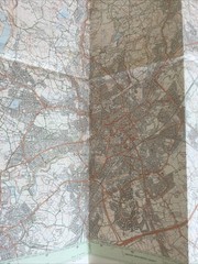 1991 Ordnance Survey Pathfinder Map 701 SD 81/91 Bury , Rochdale & Littleborough