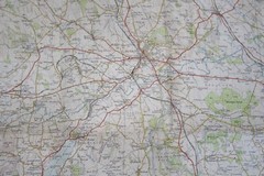 Ordnance Survey One Inch Cloth Map – Penrith – Sheet 83 – 1961