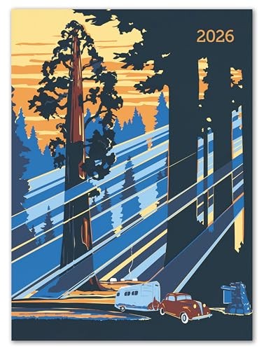 2026 National Parks WPA Weekly Planner 6″ x 8.25″ Spiral Bound