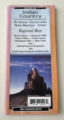 Map of Indian Country / Four Corners (AZ, CO, NM, UT), by GMJ Maps