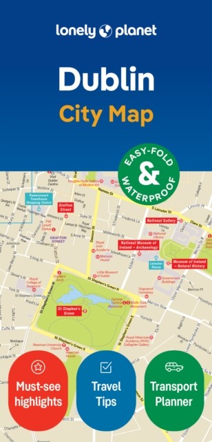DUBLIN CITY MAP by Lonely Planet Self Help Business