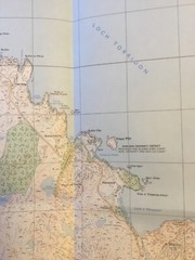1988 Ordnance Survey Pathfinder Map 155 NG65/75 Arinacrinachd (incl Kenmore )