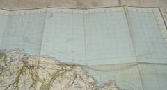 CLOTH Ordnance Survey One-Inch Map 86 REDCAR & WHITBY Popular 6th Edition 1947