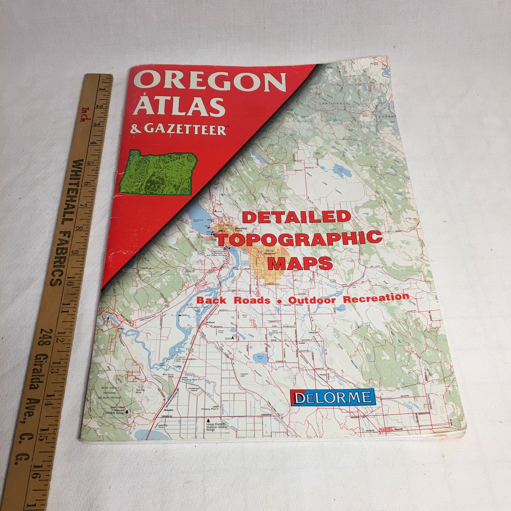 OREGON ATLAS AND GAZETTEER: DETAILED TOPOGRAPHIC MAPS, Delorme Mapping Company