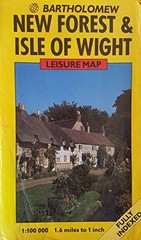 New Forest and Isle of Wight (Leisure maps) Sheet map Book The Fast Free