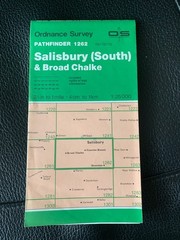 Ordnance Survey Map Pathfinder 1262 Salisbury (South) Broad Chalke 1:25000 SU 02