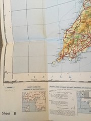 1974 Ordnance Survey Quarter Inch Solway Firth Map 8 (incl Carlisle, Kendal)