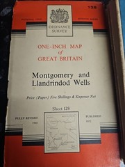 Vintage Ordnance Survey & Bartholomew’s One &Half Inch Maps Exmoor Weston