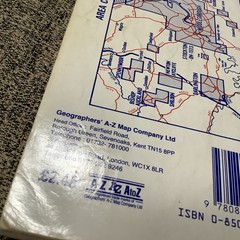 A-Z, Middlesbrough, Street Atlas, Early Non Coloured Maps 🗺️ Edition 4, 1996