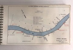 1963 U.S. Army Engineer District Navigation Charts Ohio River Foster KY Cairo IL