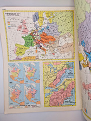 Vintage 1960s Hammond’s Historical Atlas Of The World 9.5 X 12″ Map Book