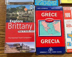 Europe, Maps, Guides, Brochures, Joblot Bundle – Pompeii, Greece, Brittany