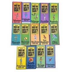 Lot (14) HIGHLIGHTS Which Way USA State Map School Activity Homeschool Learning