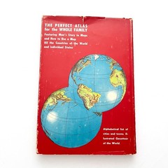 Hammond’s Family Reference World Atlas Vintage 1961 Hardcover with Dust Jacket