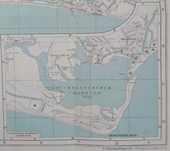 Geographia Large Scale Detailed Street Plan: Bournemouth and Poole.