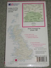OS Ordnance Survey Landranger Map Sheet 191 Okehampton & North Dartmoor – 2000