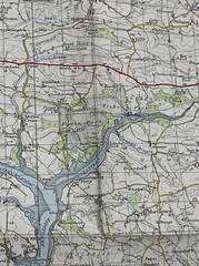 Vintage OS One Inch Map – Pembroke, Sheet 151, 1952, On Cloth – Ordnance