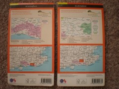 OL 11 34 BRIGHTON & HOVE, CRAWLEY HORSHAM, EXPLORER ORDNANCE SURVEY MAPS OS