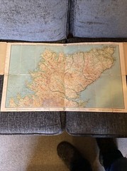 Bartholomews Quarter-Inch AA Motoring Map of Great Britain – No.1 of 23 – 1929