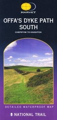 Offa’s Dyke Path South (Route Map) by Harvey Map Services Ltd Sheet map, folded