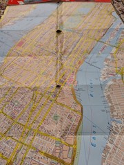 vintage GeoCenter World City Map of New York 1990s