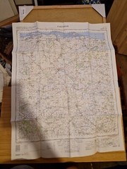 Ordnance Survey Map Of Great Britian – FAKENHAM – 1964 – 1/63360