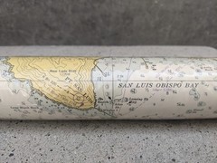 New Authentic Estero Bay NOAA Nautical Soundings in Fathoms Chart 18703 Orig Pkg