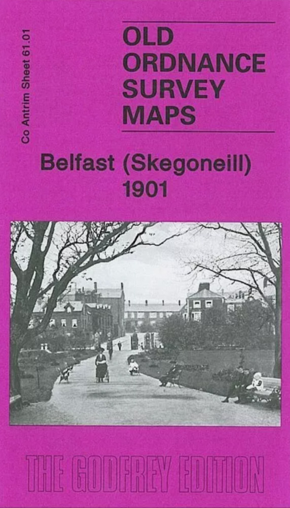 MAP OF Belfast (Skegoneill) 1901 County Antrim Sheet 61.01 by Maura Pringle NEW