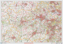 (G12) Map of Reading RG Postcode Sectors, Poster of Reading Postcodes