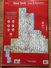 DeLorme New York Atlas & Gazetteer Topographic Maps Back Roads 2022 12th Edition