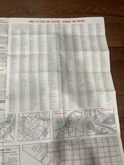 Germany and Austria AAA international travel service fold out map 1963