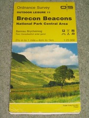 OS Ordnance Survey Outdoor Leisure 11 Brecon Beacons National Park Central, 1986