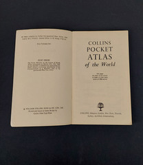 Collins Pocket Atlas of the World 1961