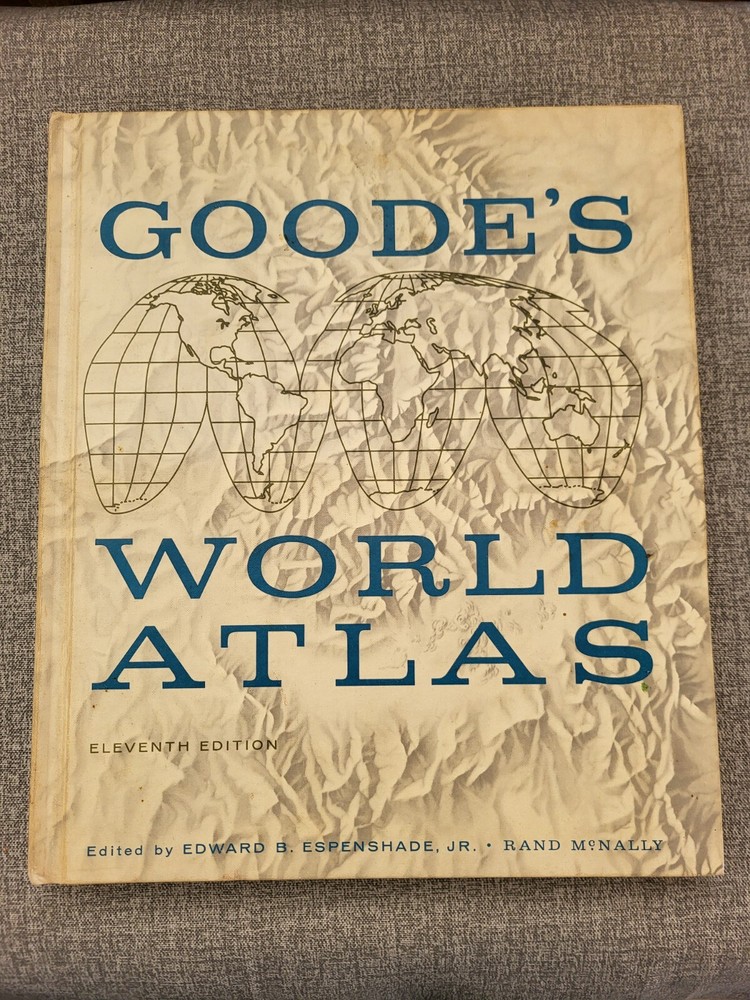 Goode’s World Atlas, 11th Edition, 1960