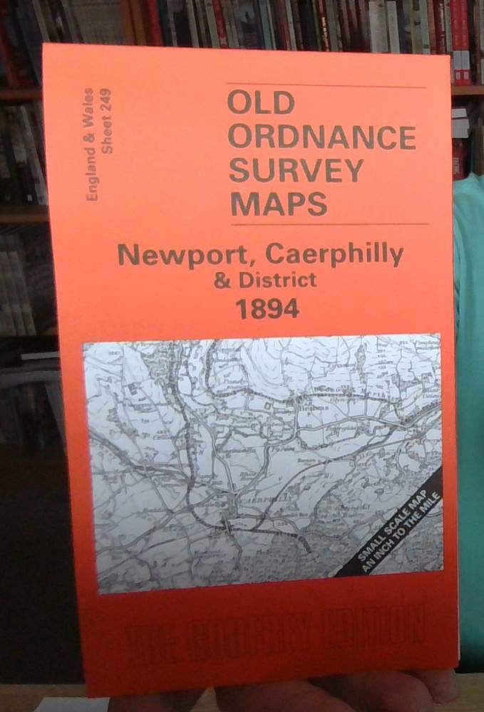 MAP OF Newport, Caerphilly & District 1894 One Inch Sheet 249 Martin Culliford