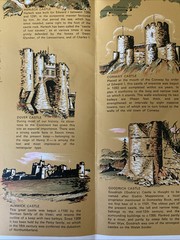 Castles & Palaces Bartholomew Map/British Isles/over 500