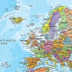 150cm*100cm Horizontal World Map Poster Wall Art Print English Unframe Traveler