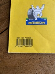 Michelin Map, No 59, of St-Brieuc, St-Malo, Rennes, France.