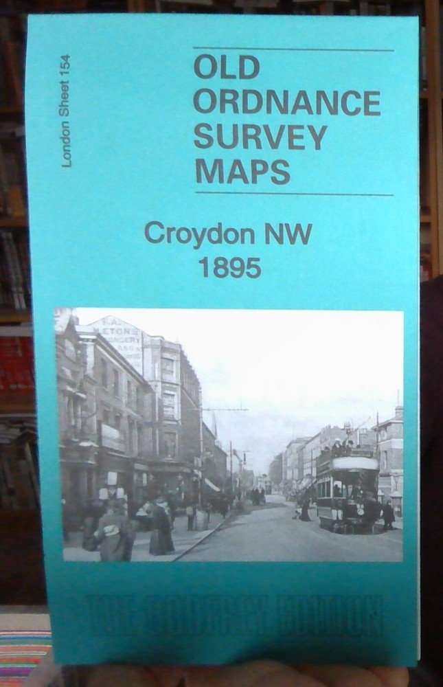 MAP OF Croydon (NW) 1895: London Sheet 155.2 by Richard Oliver NEW