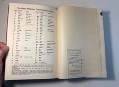 1964 Webster’s Geographical Dictionary Maps Merriam-Webster Hardcover Reference