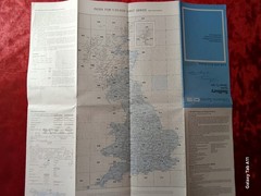 Vintage Ordnance Survey Sudbury Suffolk Map TL84 OS First Series 1982 Edition