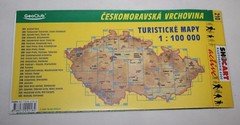 Czech Republic – Shocart 1:100,000 Tourism Map – Cesko-Moravska Vrchovina – 2001