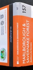 Ordnance Survey Explorer Map 157: Marlborough & Savernake Forest (2015).