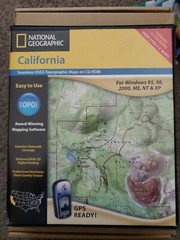 National Geographic Topographical California – 10 CD-ROMS (2003)