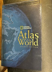 National Geographic Atlas of the World Eighth Edition Hardcover with Sleeve 2005
