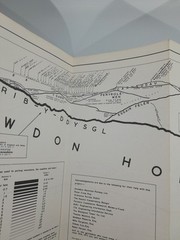 Rare Vintage Snowdon 1975 Panorama Map by Chris Jesty 2nd Edition