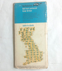 3 x Bartholomew Half-Inch maps Herts & Bucks Essex Cambridgeshire 1966/67