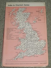 Vintage OS Ordnance Survey 1″ map – Sheet 27 Strathpeffer – 1969 edition