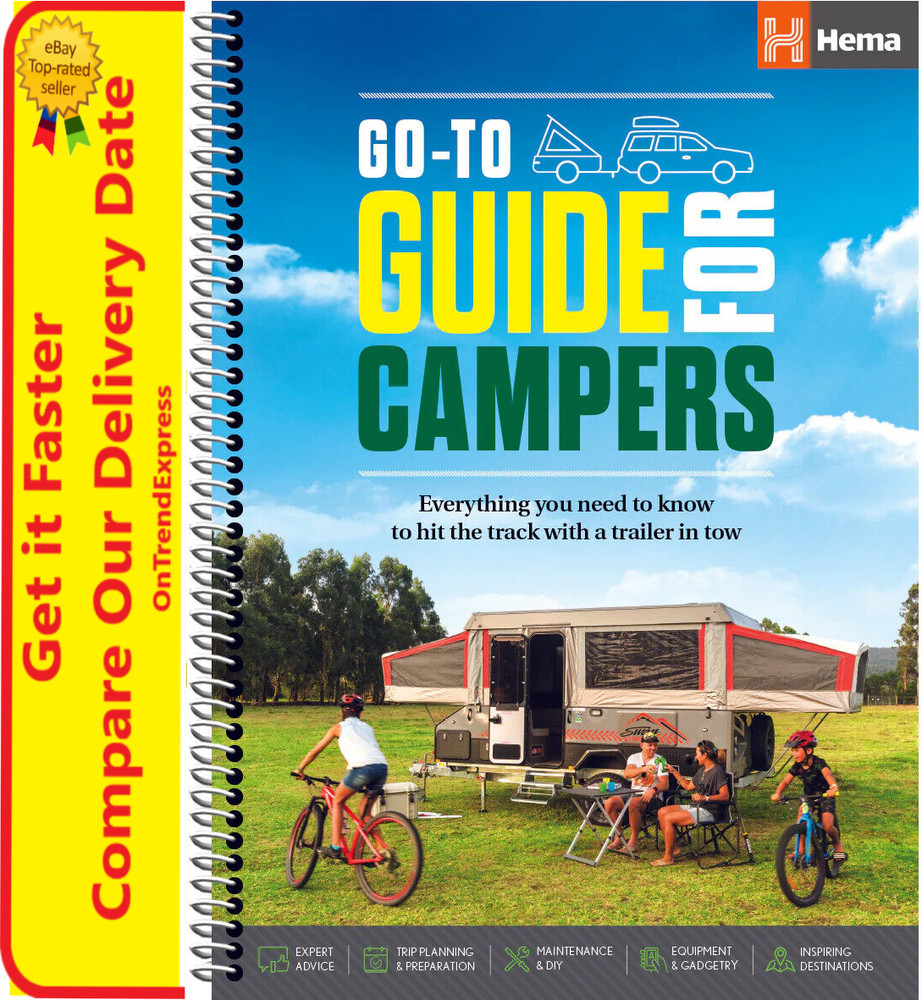 Go To Guide for Campers 1st Edition Hema Australia Maps Camping Trip NEW